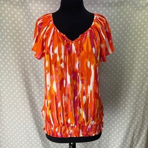 Sami & Jo Vibrant Orange Blouse